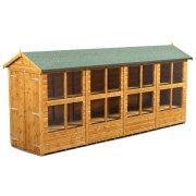 Power 16x4 Apex Potting Shed - Double Door